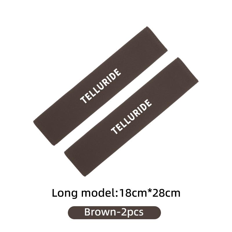 For KIA Suede Car Seat Safety Belt Shoulder Protection Mat Badge Accessories Ceed Sportage Rio K5 K2 Optima Cerato Proceed Venga kcwx20
