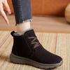 2026 Winter Women's Shearling High Top Cotton Boot Soft Sole Non Slip Thickened Plush Warm Lace Up Snow Boot Elderly Cotton Shoe