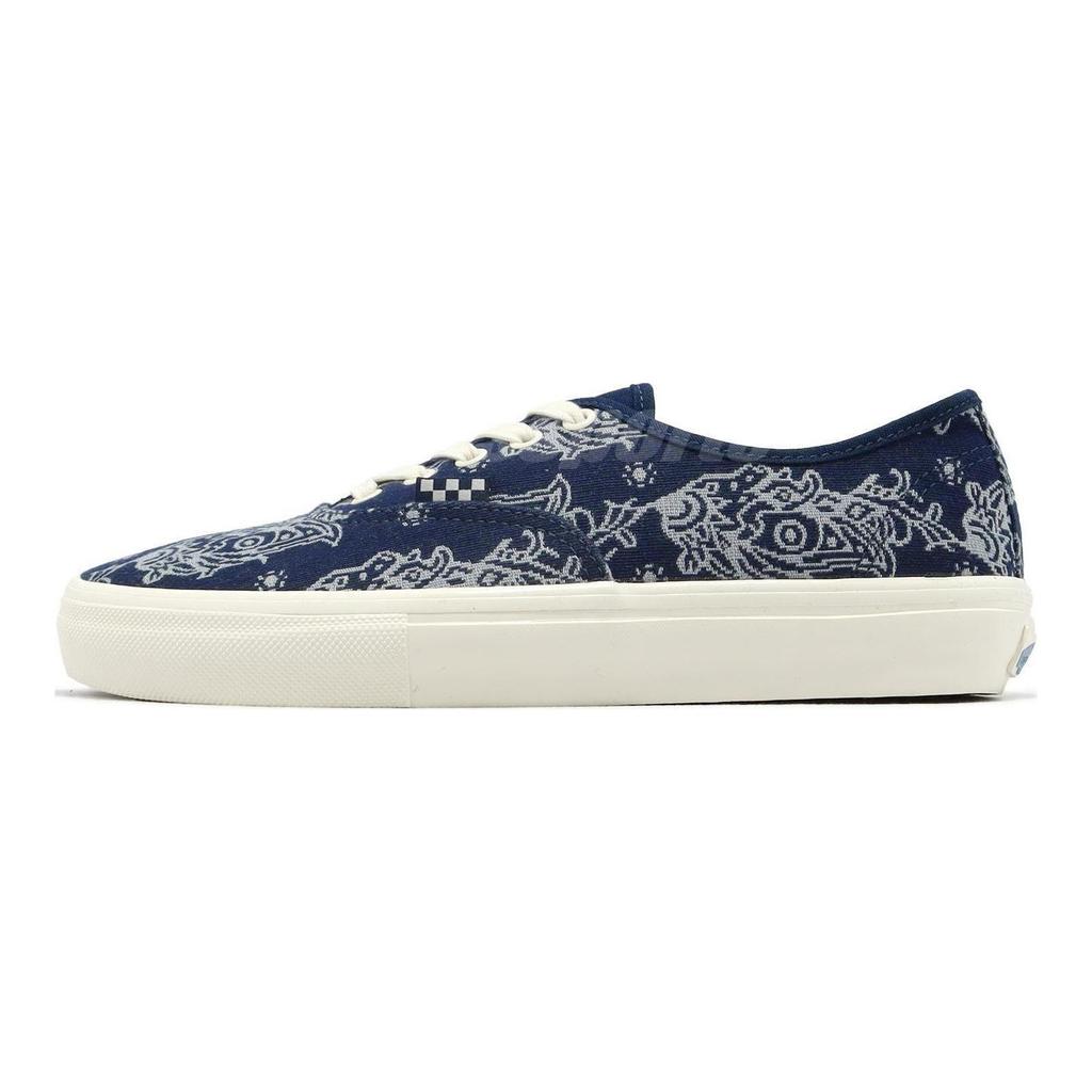 Vans Skate Authentic Navy Paisley Unisex Sneakers Blue Marshmallow VN0A5FC8FRP