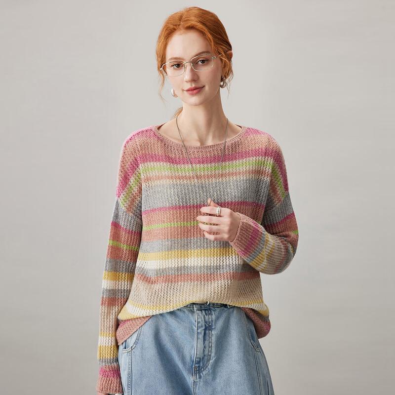 Komom Boca 2026 A/W 100% Cashmere Loose Knit Sweater