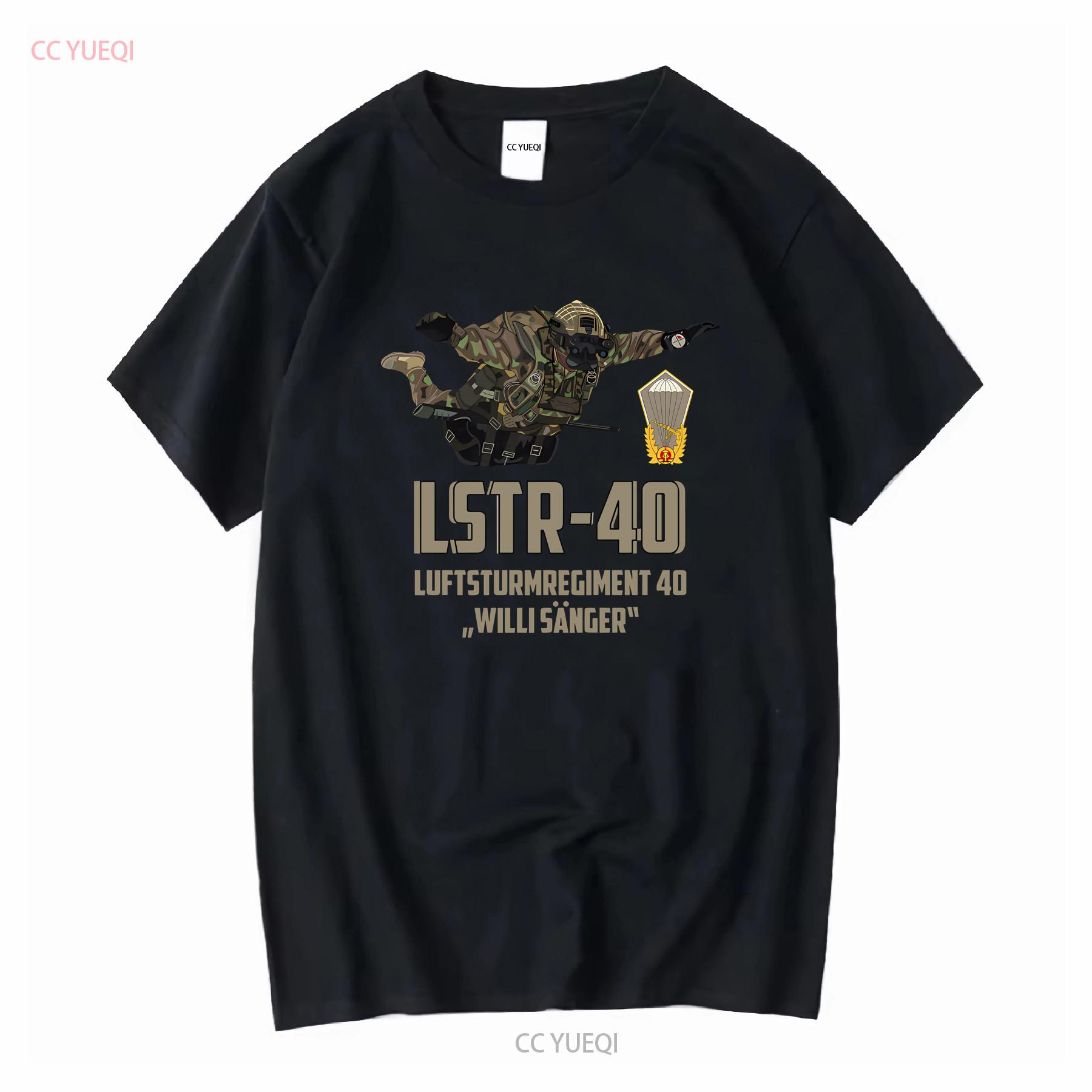 

Hot Sale Luftsturmregiment 40 DDR GDR Special Force Paratrooper T Shirt vintage Washed Unisex Comfortable Top For Everyday Wear 4XL