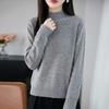 Women's Knitwear: Autumn/Winter Crochet Hollow-Out Rolled Edge Sweater - One-Piece Thick Base Layer