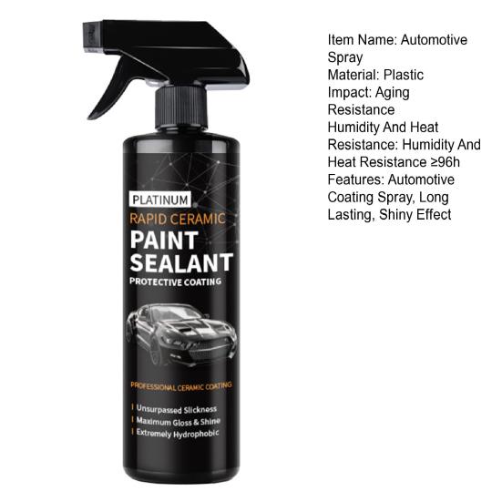 Automotive Coating Spray Brighten Enhance Paint Surface Spray Restore Gloss Mirror