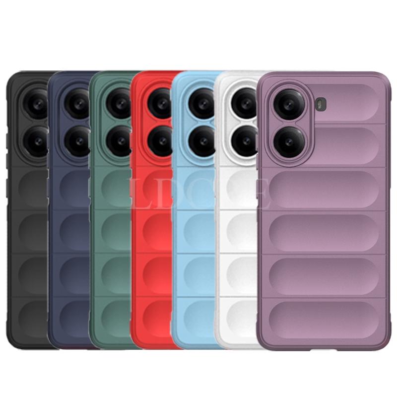 

For Xiaomi POCO X7 Pro Case Liquid Silicone Cover POCO X7 Pro Cover Shockproof Rubber Fushion Protector POCO X7 Pro Case For POCO X7 Pro темно-фіолетовий колір