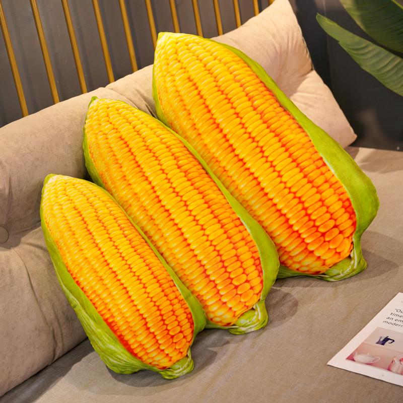 Cute Maize Corn Plush Toys Vegetable Plants Pendant Stuffed Doll Birthday Gifts Home Room Decor