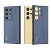 ABEEL For Samsung Galaxy S24 Ultra Case Carbon Fiber Texture PU Leather+PC+TPU Cell Phone Cover