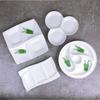 Qianxing Ceramic 3-Compartment Serving Plates