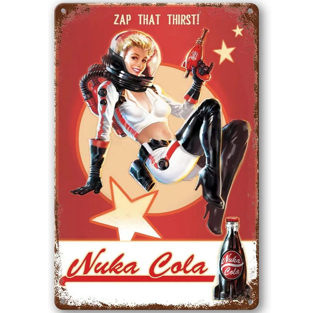 Retro Enjoy Cola Posters Retro Metal Tin Signs Vintage Posters for Game Room Bar Man Cave Cafe Garage Home Wall Decor Gift