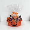 Foldable Halloween Crochet Storage Basket Tabletop Decorative Container  Party Supplies