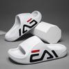 Semelle extra-épaisse Homme Pantoufles décontractées à coussin d'air doux Sandales EVA Tongs de mode Extérieur Été Bord de mer Chaussures de plage
