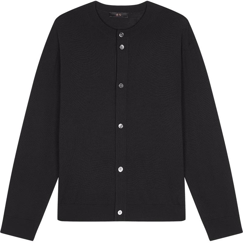 

CROQUIS Men s 2025 Autumn Slim Fit Round Neck Cardigan Sweater M