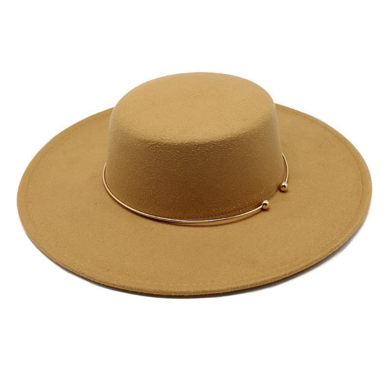 Cappello Fedora in Feltro di Lana per Uomo e Donna Con Protezione Solare e Traspirabilità