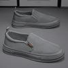 Fashion Breathable Summer Men's Canvas Shoe Comfortable Low-cut Vulcanized Shoes Men Espadrille Non-slip Casual Shoe Men Flats Shoes