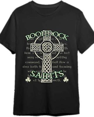 The Boondock Saints Film Fan T-Shirt Lustiges Herren Kurzarm Grafik T-Shirt Kollektion Schwarz PR