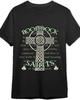 The Boondock Saints Film Fan T-Shirt Lustiges Herren Kurzarm Grafik T-Shirt Kollektion Schwarz PR