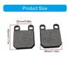 Motorradzubehör Ersatz Vorder- Hinterradbremsbeläge Universal Scheibenbremsbeläge für Roller 45x36mm
