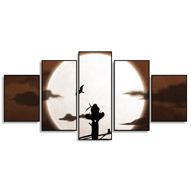 5 poze Poster Sasuke Ltachi Personaj Pictură decorativă Cameră pentru copii Imprimări artistice Modern Home Decor Pânză Pictură fără cadru