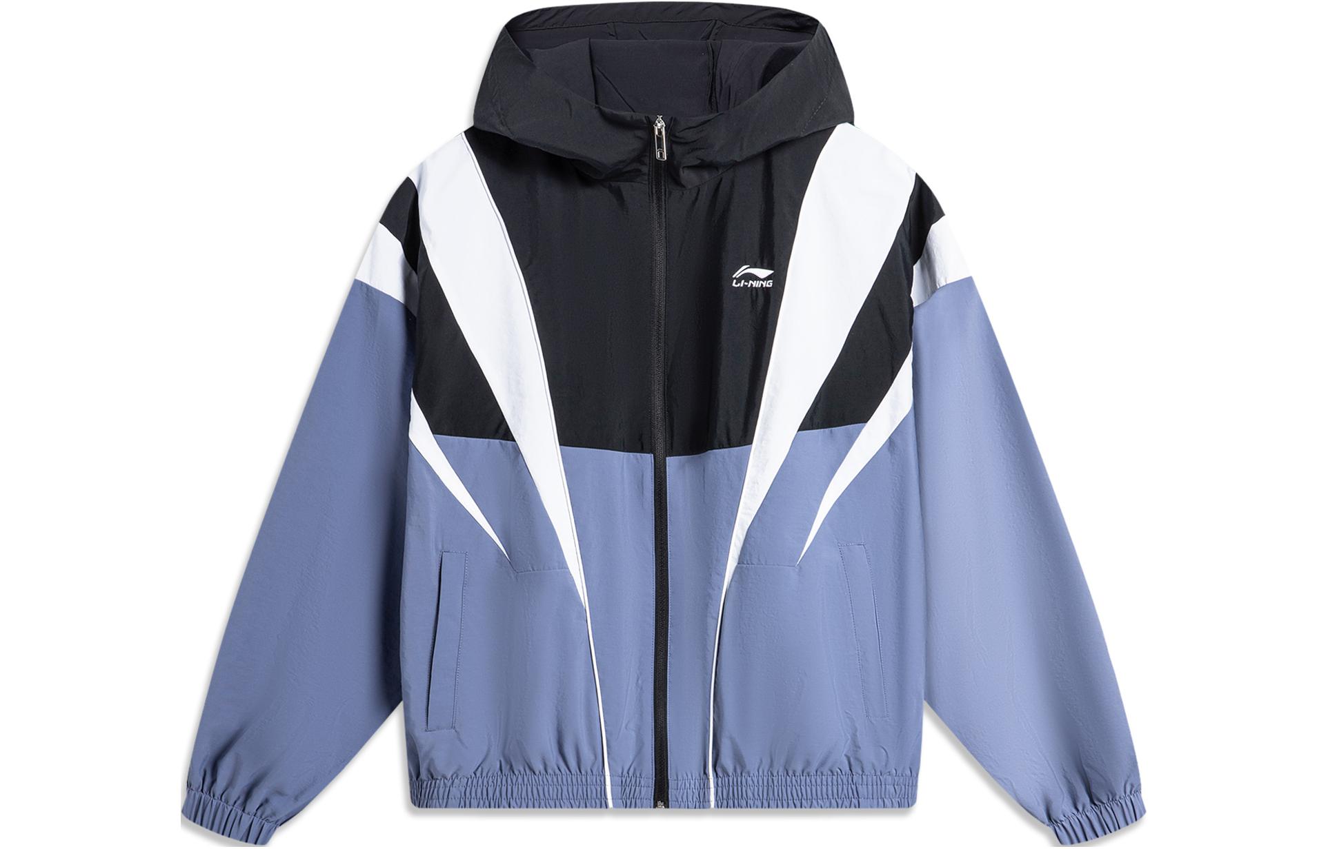 Li Ning Sports Life Collection Trench Coat Men s Blue AFDU033-5 XL