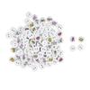 100pcs 0.6 Inch Wooden Buttons 2 Holes Round Buttons Cartoon Decorative Buttons  For DIY Crafts