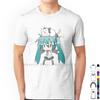 Miku T Shirt 100% Cotton Kawaii Manga Anime Girl Japanese Short Long Sleeve Tee Top