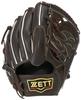 ZETT Pro Status Baseball Glove for Brown Size 4 Pitchers, Right-Handed Throw, (3700), (BPROG411)