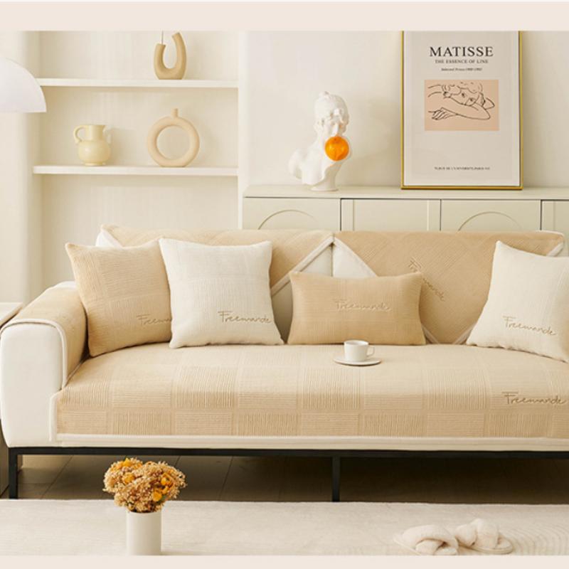 Thicken Sofa Cover for Living Room Non-Slip Pets Kids Plush Couch Cushion Mat Corner Sofa Cover Sofas Towel Home Decor Decor