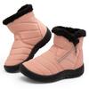 WikPoo Snow Boys and Warm and Short Boots for and Playing In the Size Kids' Boots, Girls, Fleece-Lined, Non-Slip, School, Outdoors, Snow, Beige,