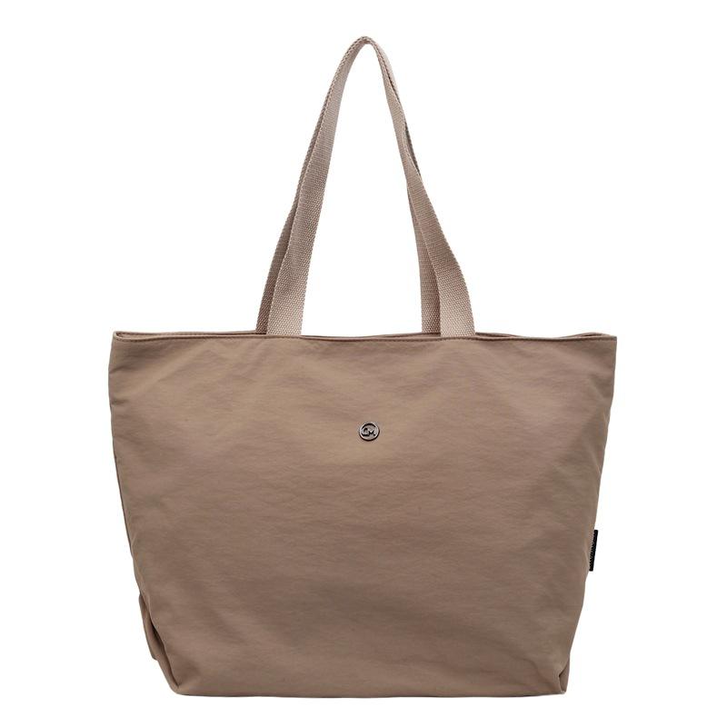 Commuter Shoulder Bag Handbag Women's Solid Color Tote Bag