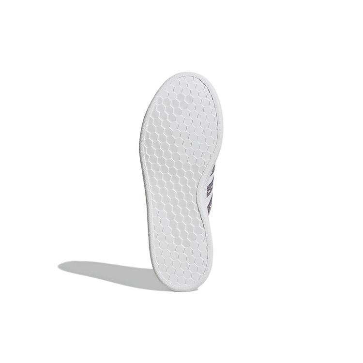 Adidas Grand Court Base Beyond 'White Matte Purple Metallic' Women's GW9247