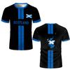 Scotland Flag Printed Jersey Men Fashion Football T-shirt Men's And Women's Casual Quick-drying And Breathable Training Uniform