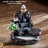 Mountain River Waterfall Incense Burner Resin Aromatherapy Ornament Home Decor  Yoga