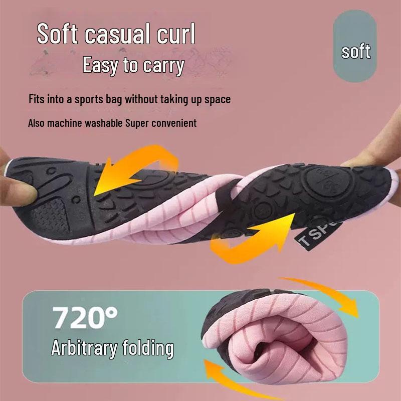 Damen Yoga & Pilates Rutschfeste Schuhe mit weicher Sohle für Indoor-Übungen, Seilspringen und geräuschloses Laufen.