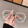 New Brand Beige White Green Round Transparent Anti Blue Light Glasses Frame Vintage Korean Women Eyeglasses