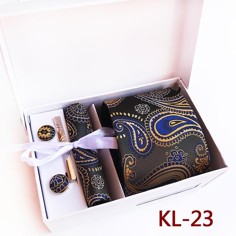 Polyester Business Executive Men'S Tie 6-Piece Gift Box Tie