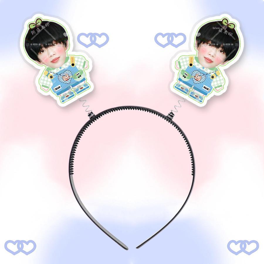 Zhang Hanrui 3D Headband Hair Clip with Picture - Concert Merchandise Support