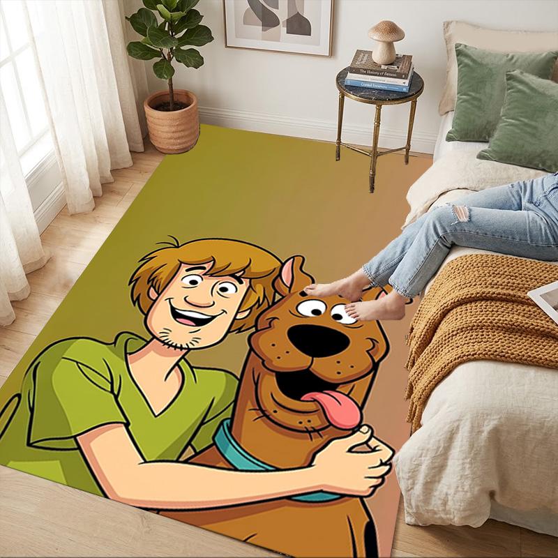 Scoobydoo Adventure Living Room Nonslip Area Rug Soft Carpet For Bedroom Game Playroom Sofa Office Home Decor Doormat Christmas Gift C922182