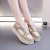 2025 spring little white shoes new Korean version ins female students height increase platform sports board shoes casual shoes female G7610