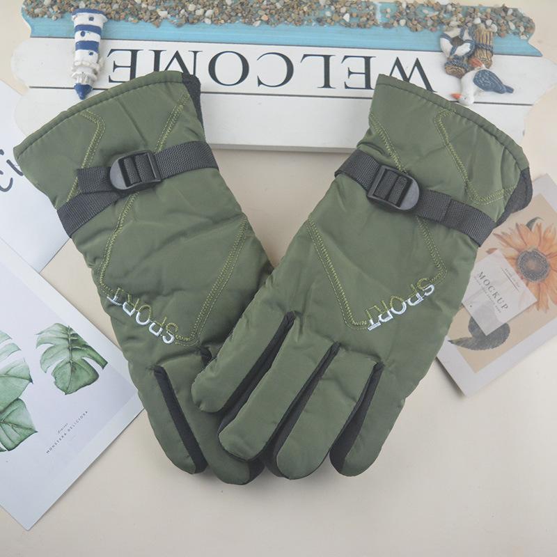 Autumn and winter new fleece thickened gloves