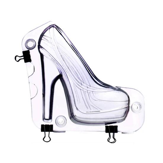 

3D Женская Туфля на Высоком Каблуке Шоколадный Фондант Торт Сделай Сам Выпечка Инструмент для Выпечки Форма Large