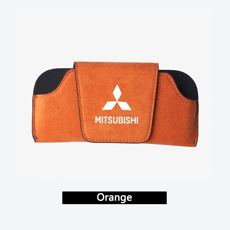 Car Glasses Box Sun Visor Eyeglass Case Car Interior Accessories for Mitsubishi Lancer Outlander ASX Pajero L200 Triton