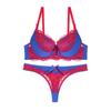 European and American Style Women's Sexy Lace Underwear Set Push Up Bra and Panty Set Fashionable Shaping Lingerie Set