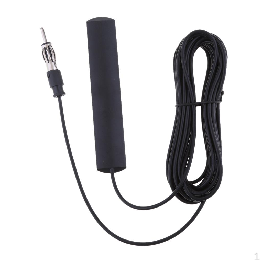 Universal Car FM Radio Antenna Patch Aerial Windscreen Mount 5M Cable الشراء بأسعار منخفضة في