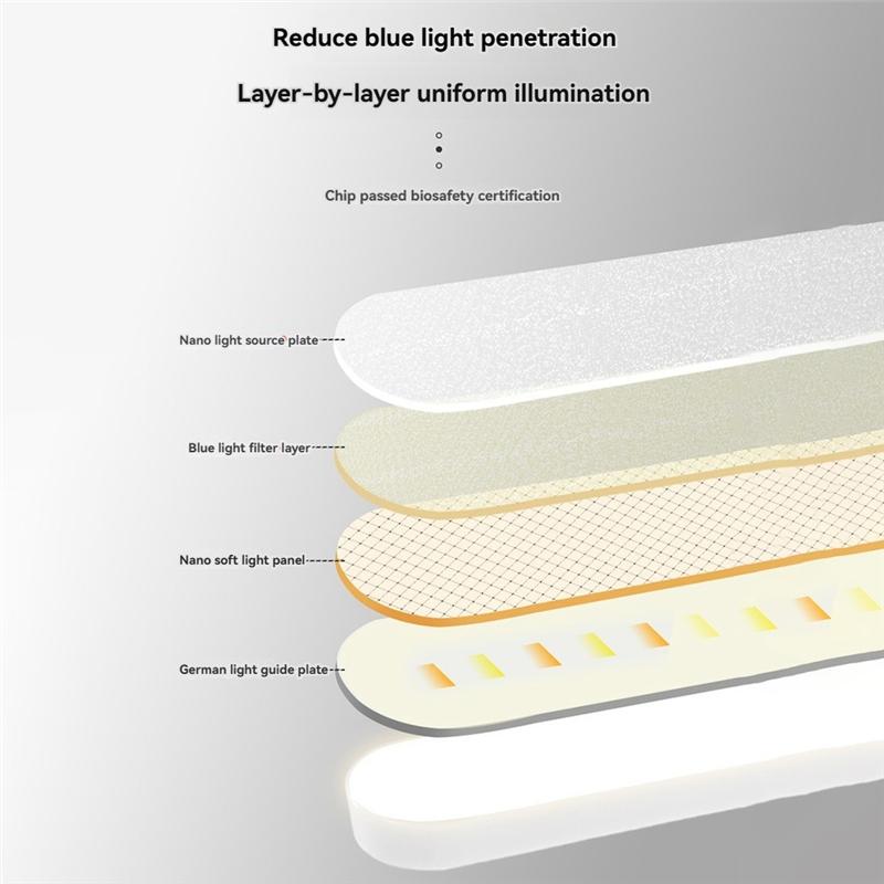 ABBY-Three-Color Eye Protection Desk Lamp USB Battery Dual Power Supply Touch Folding Desk Lamp B
