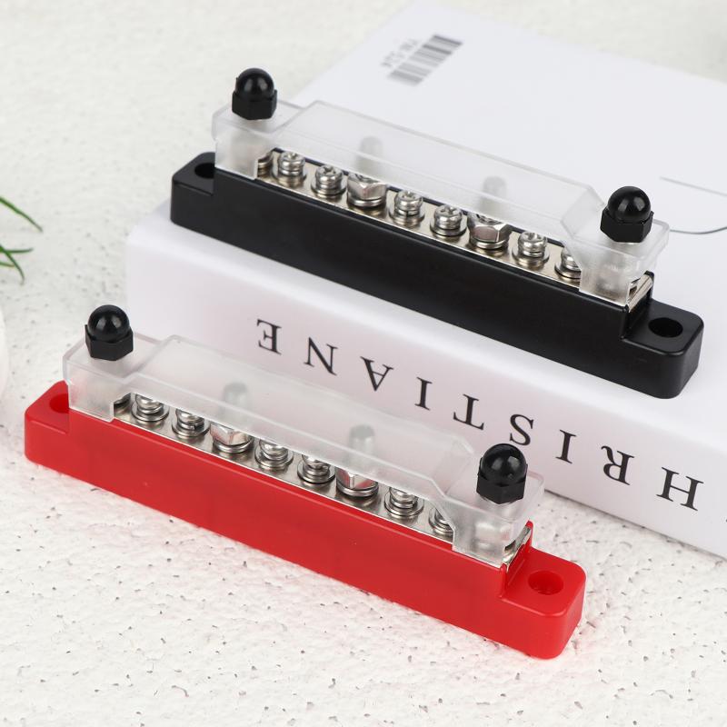 M6 Power Bus Bar Terminal Block Electric Current Distributor For Car Audio System Upgrade and Solar Panel Distribution