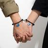 2 Pcs/Set Luminous Butterfly Couple Bracelet For Women Romantic Heart Magnetic Matching Bracelets Valentine's Day Zircon Gifts