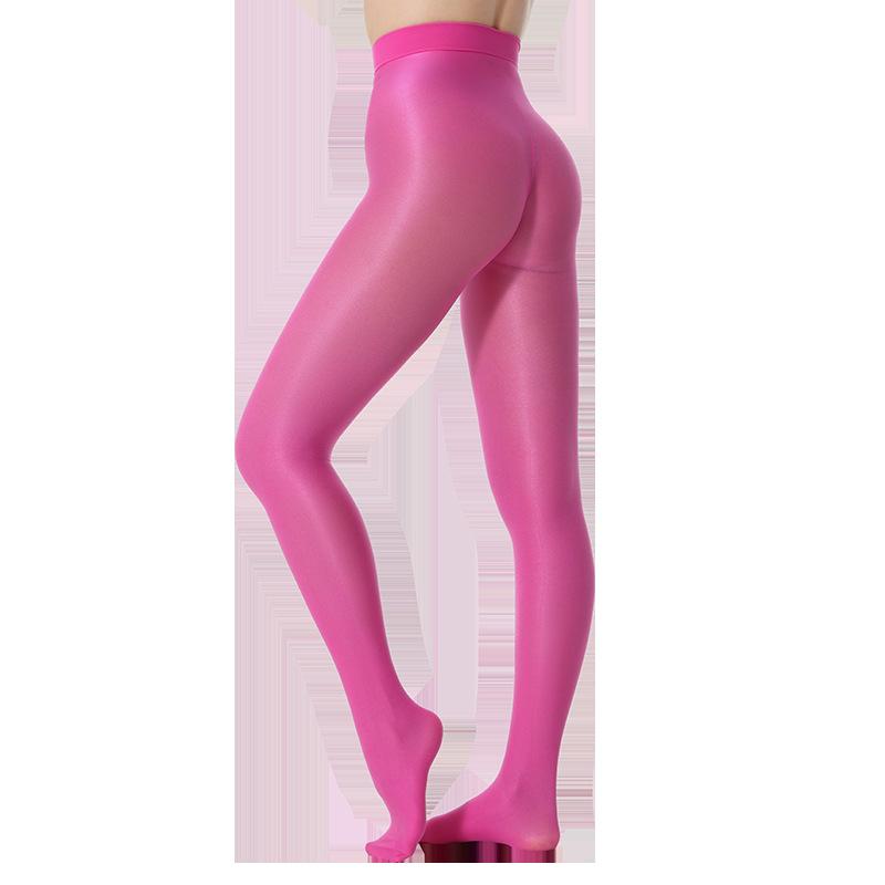 Plus Size 6 Run-Resistant Shaping Tights Women Shiny Yoga Dancing Pantyhose Ladies Smooth Leggings Sport Tights Pants Hosiery