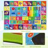 Educational ABC Kids Carpet with Numbers and Animals, Preschool Play Mat for Bedroom, Playroom, and Classroom