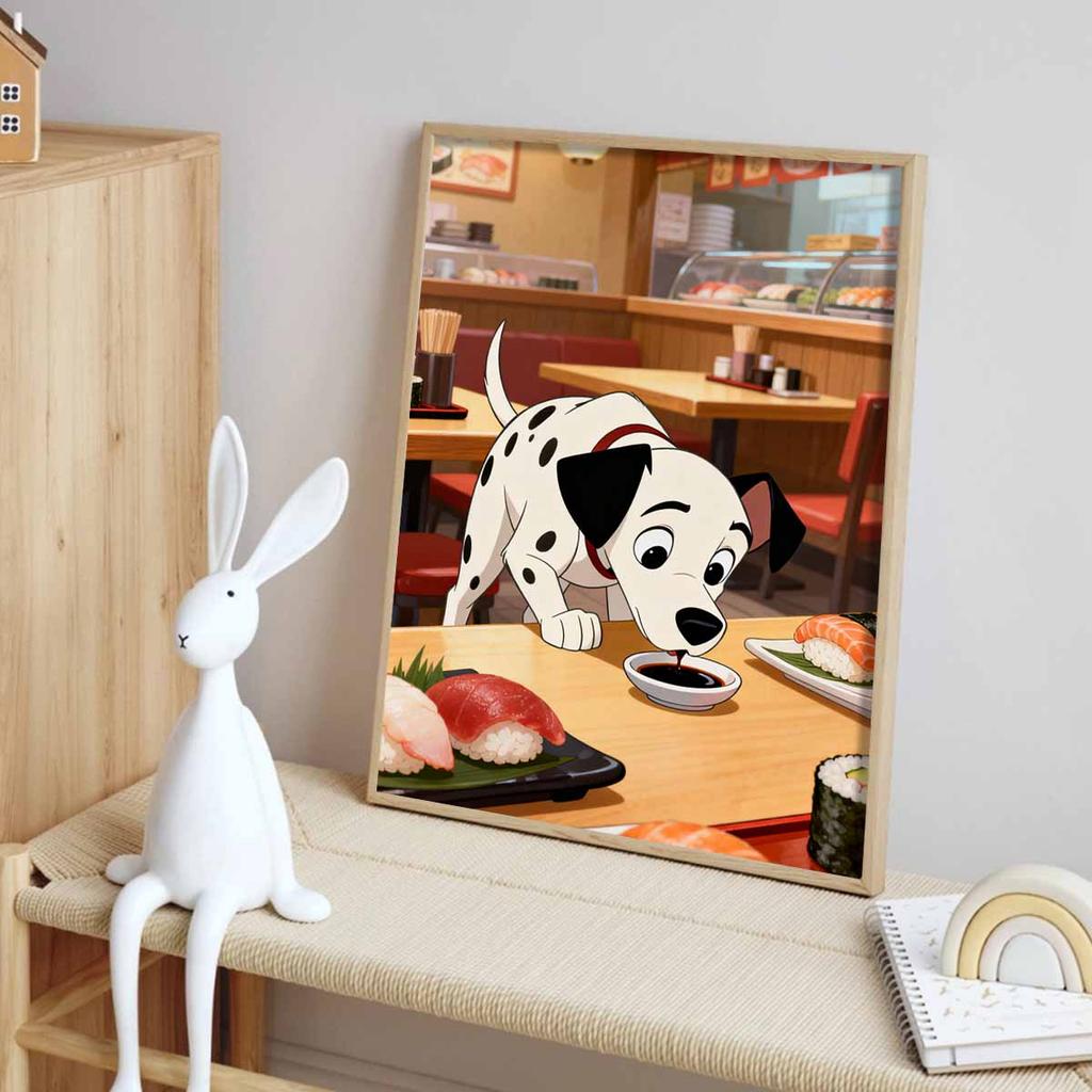 Disney diamond art painting kit 101 Dalmatians Sushi 5D handmade diy diamond painting, home wall decoration