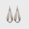 "Exquisite Metallic Leaf Drop Earrings: European & American Style, Trendy and Unique Design for Women."
