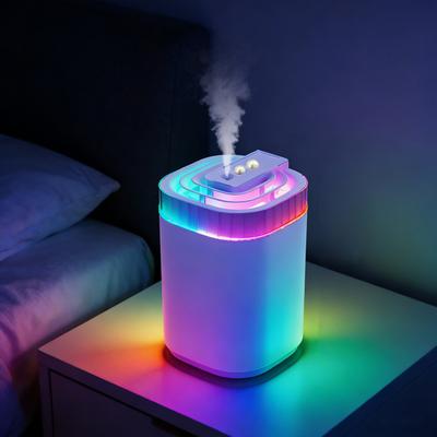 Top-Fill-Kaltnebel-Luftbefeuchter für Schlafzimmer 3L Große Kapazität Leiser Luftbefeuchter mit Nachtlicht für Babyzimmer Pflanzen Innenräume